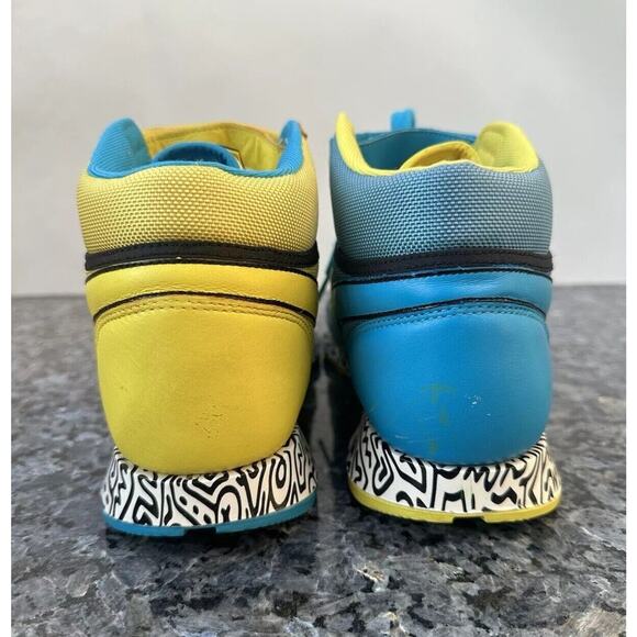 REEBOK KEITH HARING CLASSIC LEATHER MID STRAP LUX V44586 SIZE 10 Missing Dogs main image 4